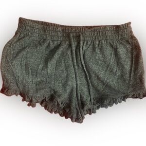 Pre Owned Women's Junior Aero Shorts Drawstring Frilly Sz Med Lounge Wear Comfy